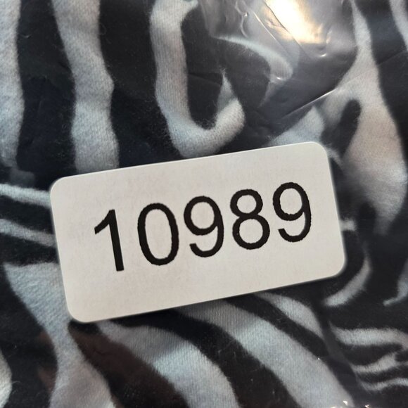 Womens Westbound Petites Black White Zebra Print Jacket Full Zip Long Sleeve 10P - Picture 7 of 7